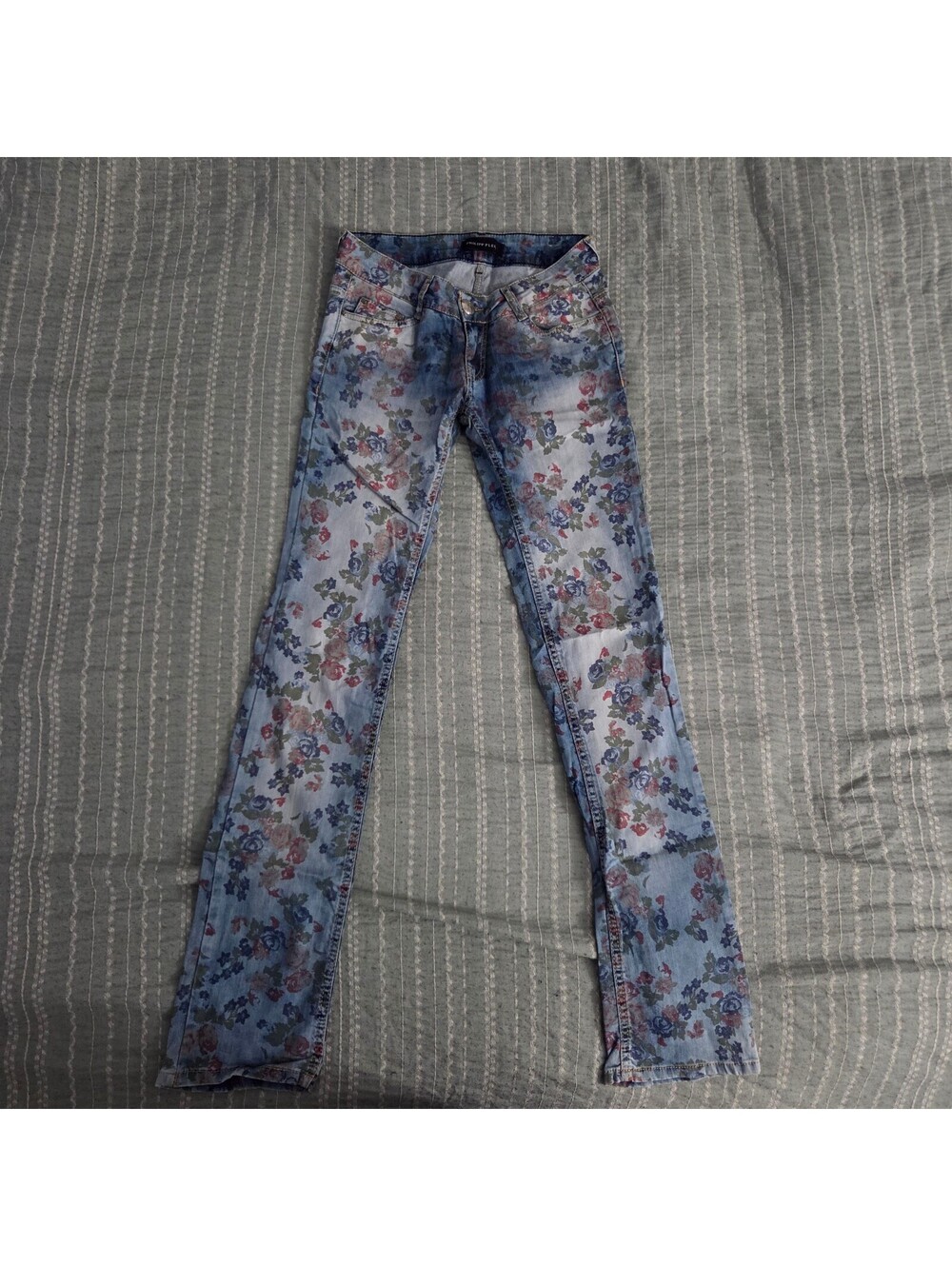 Philipp Plein floral print skinny jeans size 26
